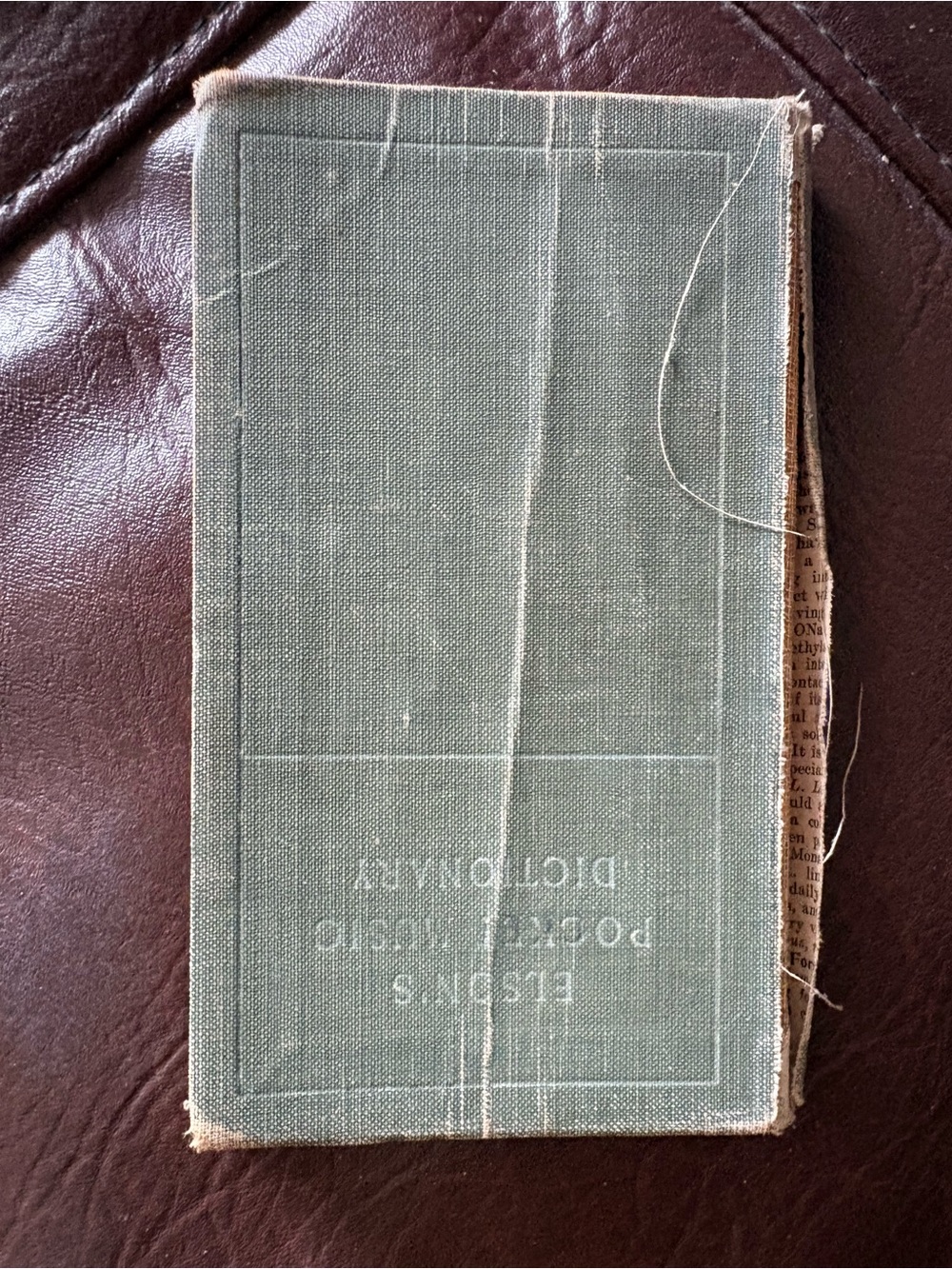 Elson's Pocket Music Dictionary Needs some TLC